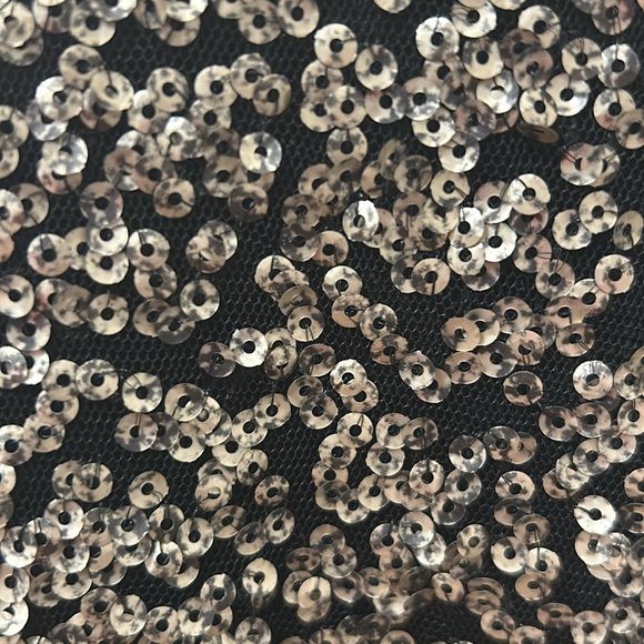 Sequin sweater women large gold and black. - Picture 2 of 6